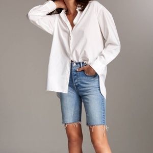 Abercrombie High Rise 9” Jean Short